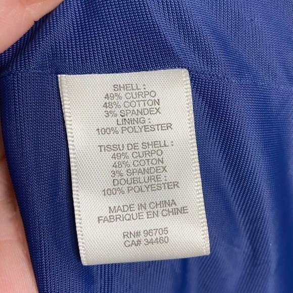 Rebecca Taylor Blue Fit & Flare Dress Sleeveless Dress 95521D467 Size 8 - Picture 5 of 7